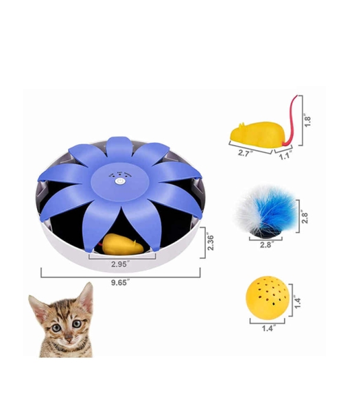 automatic cat toy Spinning Cat Exercise Teaser Toy