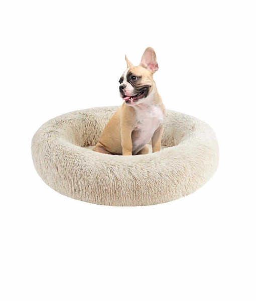 Donut dog bed Soft Fur Oval Cat Couch