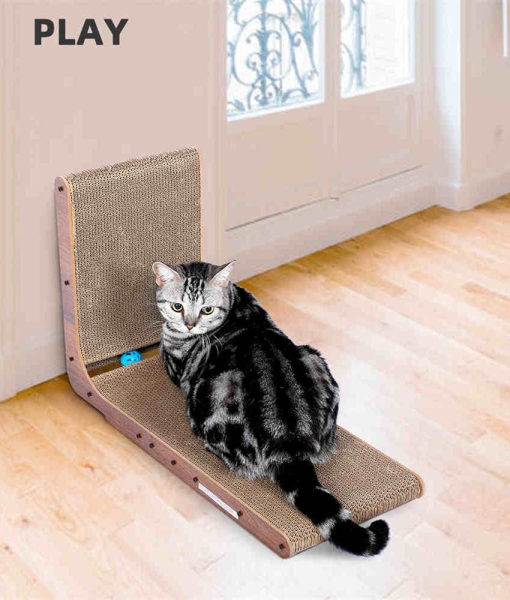 cat scratching posts with Cat Toys L-Shaped Scratcher