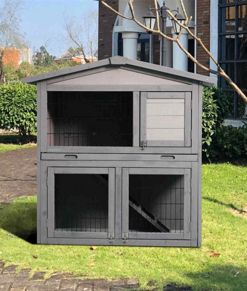 large small animal cage outdoor rabbit hutch with running cage