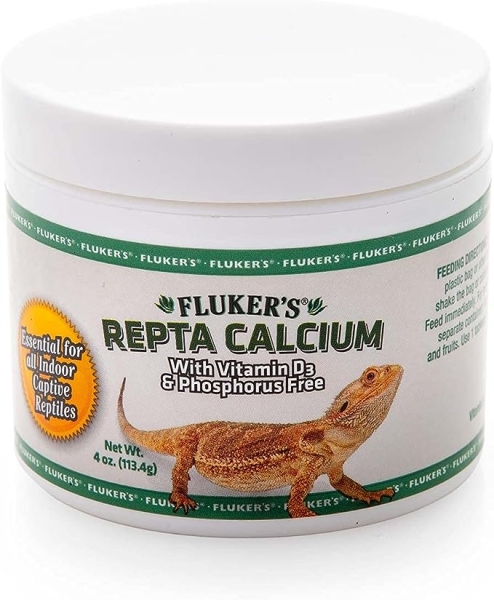 Fluker’s Calcium Reptile Supplement with added Vitamin D3 – 4oz.