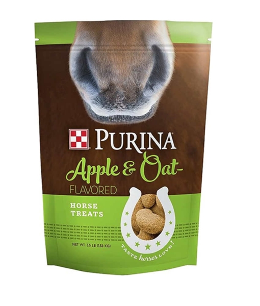 Purina | Apple and Oat Flavored Horse Treats | 3.5 Pound (3.5 lb) Bag