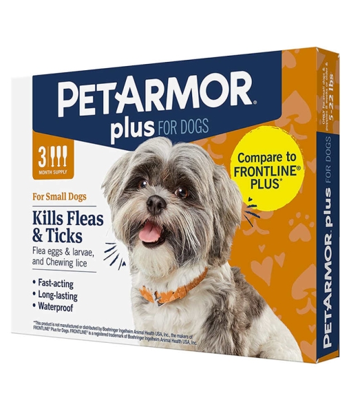 PetArmor Plus Flea and Tick Prevention for Dogs, Dog Flea and Tick Treatment