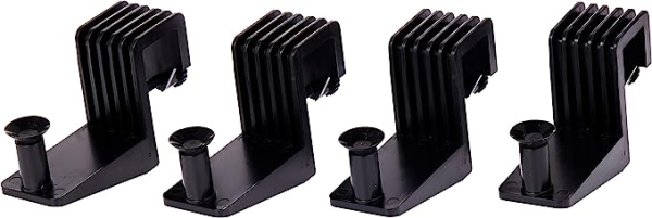 Penn-Plax Reptology Turtle Topper Extender Clips (4 Pieces) – Safely Mounts to Tanks up to 19.5” Wide