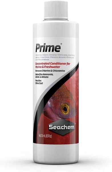 Seachem Prime Fresh and Saltwater Conditioner – Chemical Remover and Detoxifier 500 ml