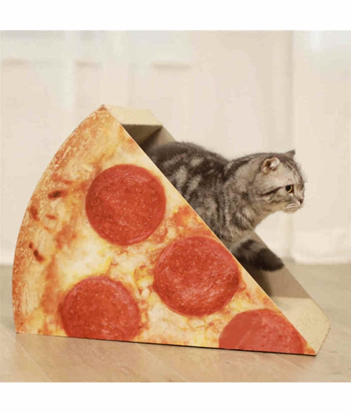 Cat scratcher post Condo Scratcher Delicious Pizza Shape