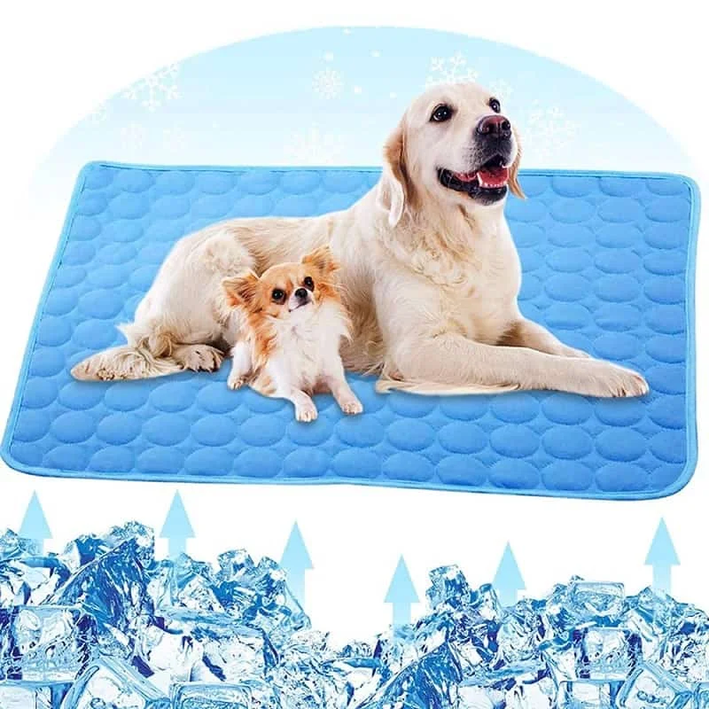 How do pet cooling mats work