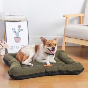 Square Corduroy Dog Mat