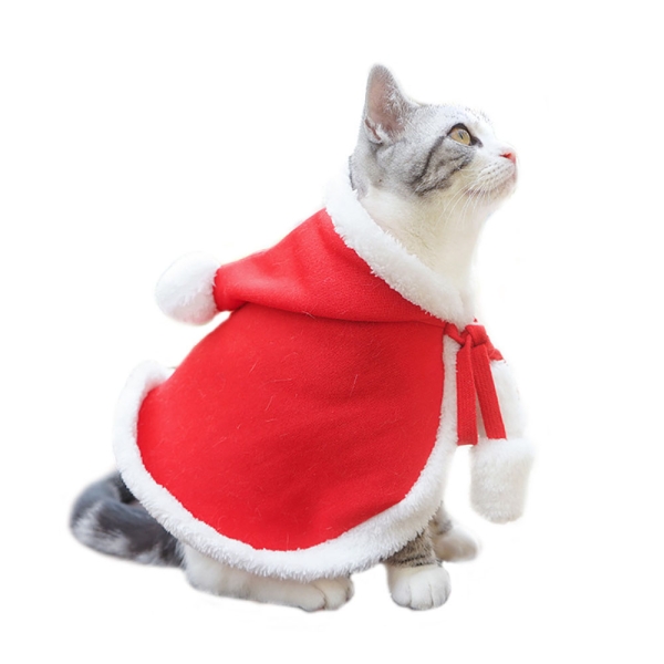 Cat christmas costume with cashmere material