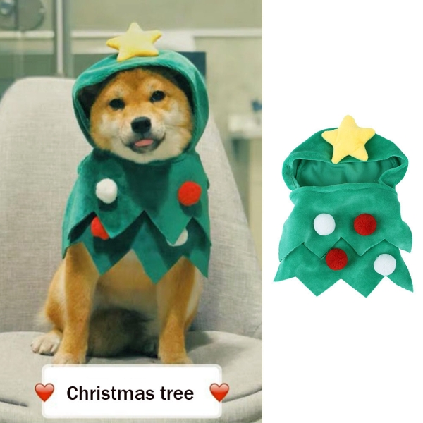 Holiday dog costumes with Fabric material