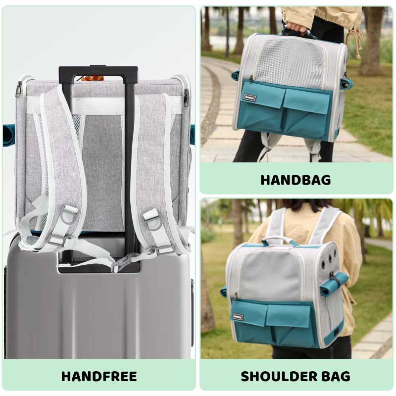 Lightweight Breathable Small Dog Bag for Airplane Travel - Bag&Carriers - 6