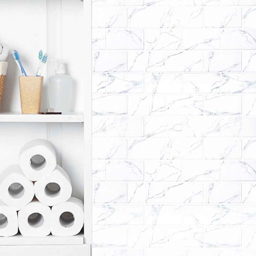 ilemong 12×12in Commercial Peel and Stick Wall Tiles Kitchen,10-Pack - backsplash tile - 5