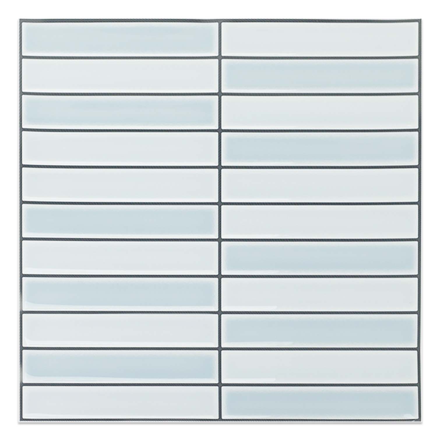 ilemong Light Blue self-adhesive PVC backboard, heat-resistant and easy to clean ,suitable for stoves and sinks - backsplash tile - 1