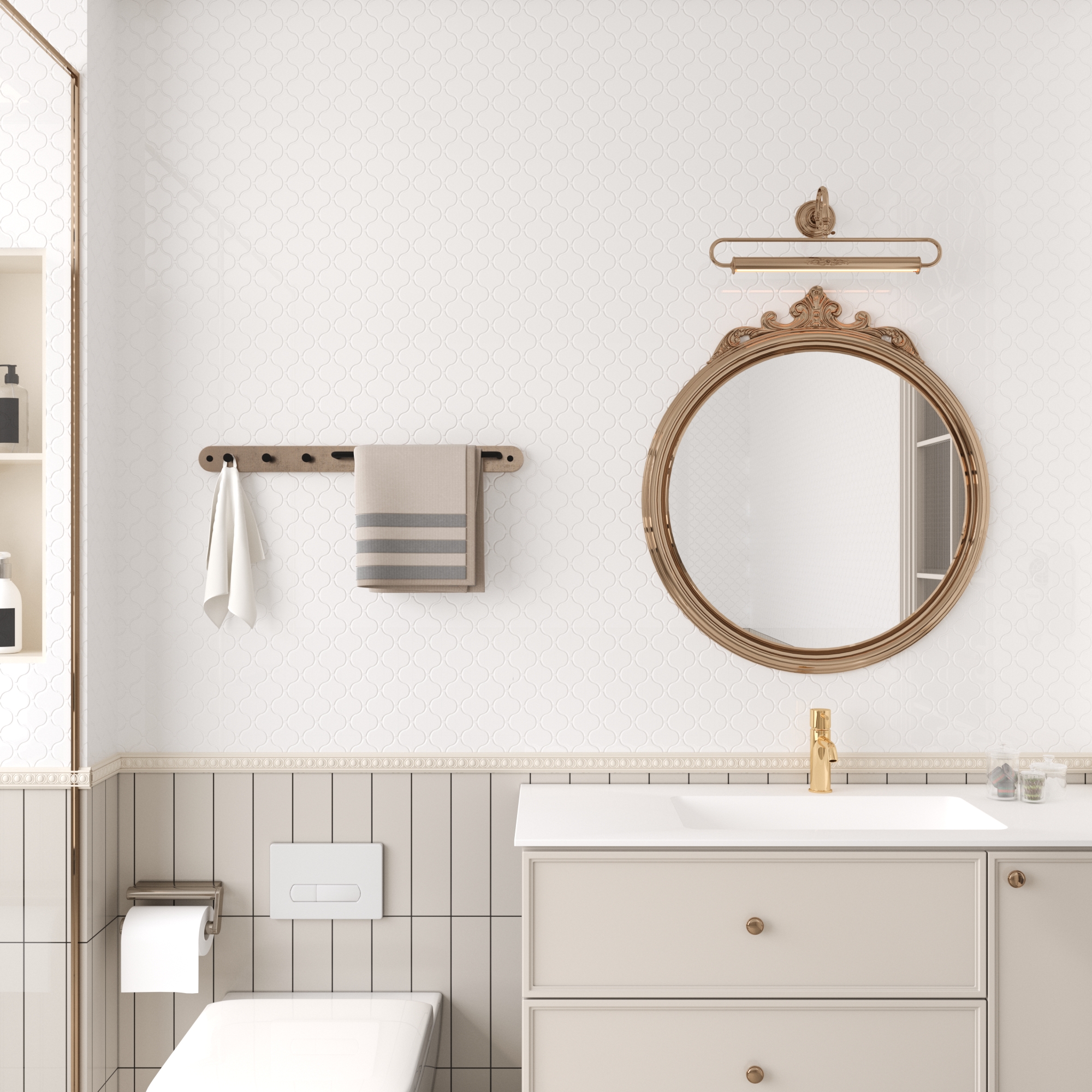ilemong Thickened and adhesive kitchen splash-proof wall panels - anti-corrosion and anti-mold - backsplash tile - 3
