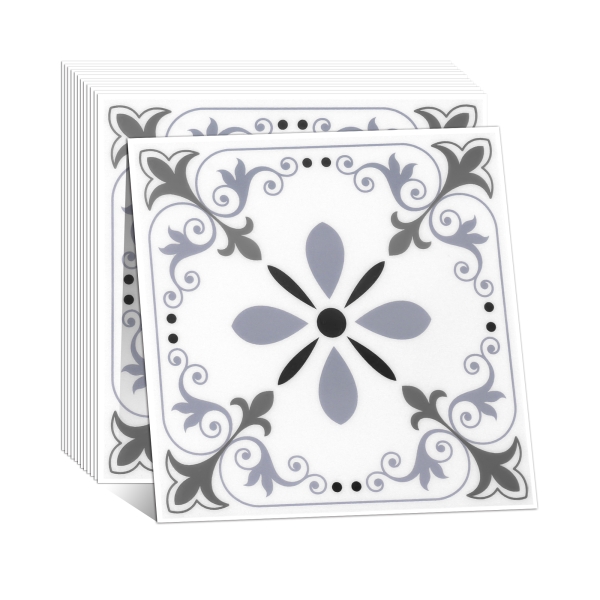 ilemong 11.8 in. x 11.8 in. Vinly Peel and Stick Tile Stickers, Home Decor (10-Pack)