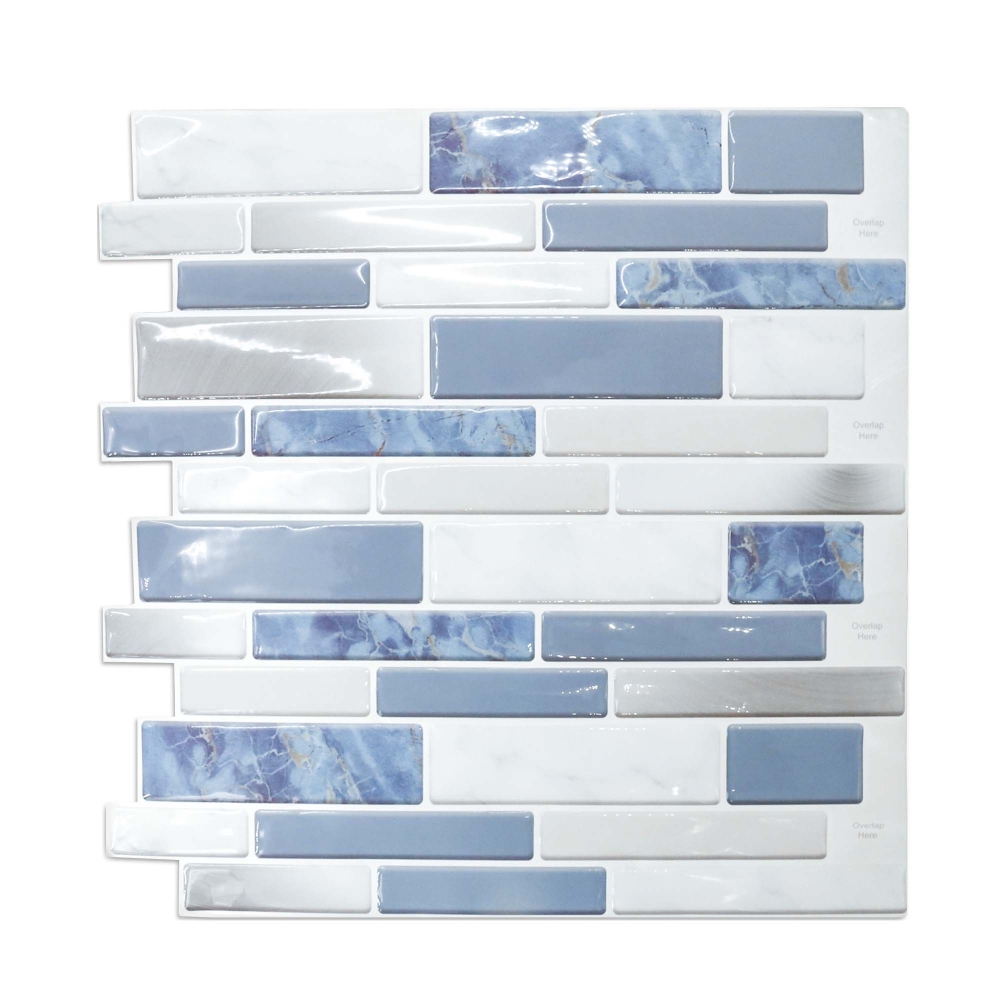 ilemong Kitchen Heat Resistant Self Adhesive Wall Tiles-12×12in Reinforced Thickened - backsplash tile - 1