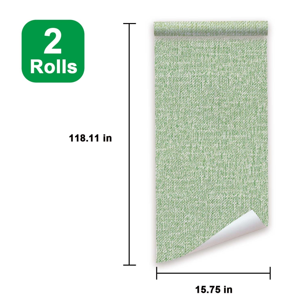 ilemong Green Textured Self-Adhesive Wallpaper Refreshes Metals - Blog - 2
