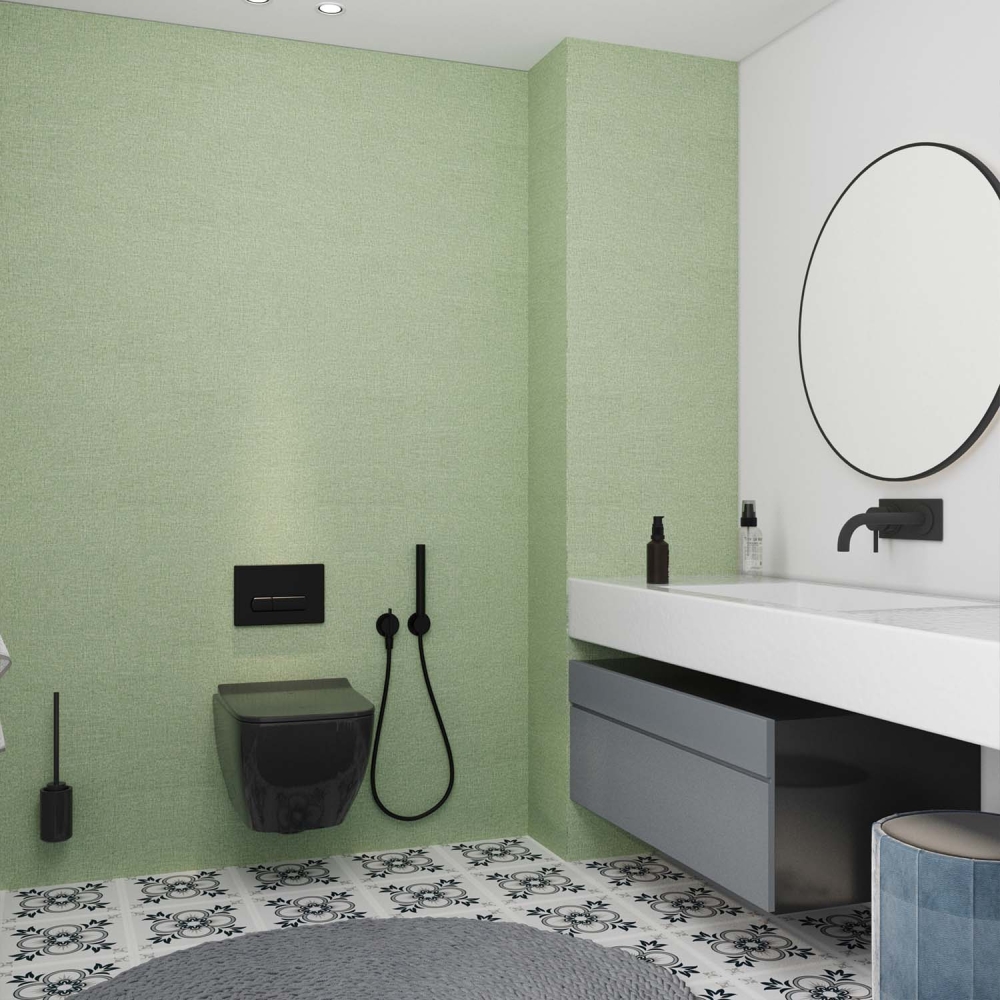 ilemong Green Textured Self-Adhesive Wallpaper Refreshes Metals - Blog - 3
