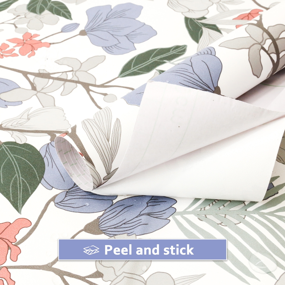ilemong best peel and stick wallpaper 17.32 in. x 16.4 ft. Removable Wall Paper for Bedroom, Cabinets - backsplash tile - 2