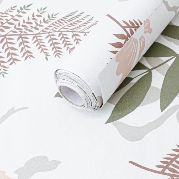 ilemong Removable Peel and Stick Wallpaper Roll Self Adhesive Wallpaper for Cabinets Bedroom 17.32 in. x 9.84 ft.