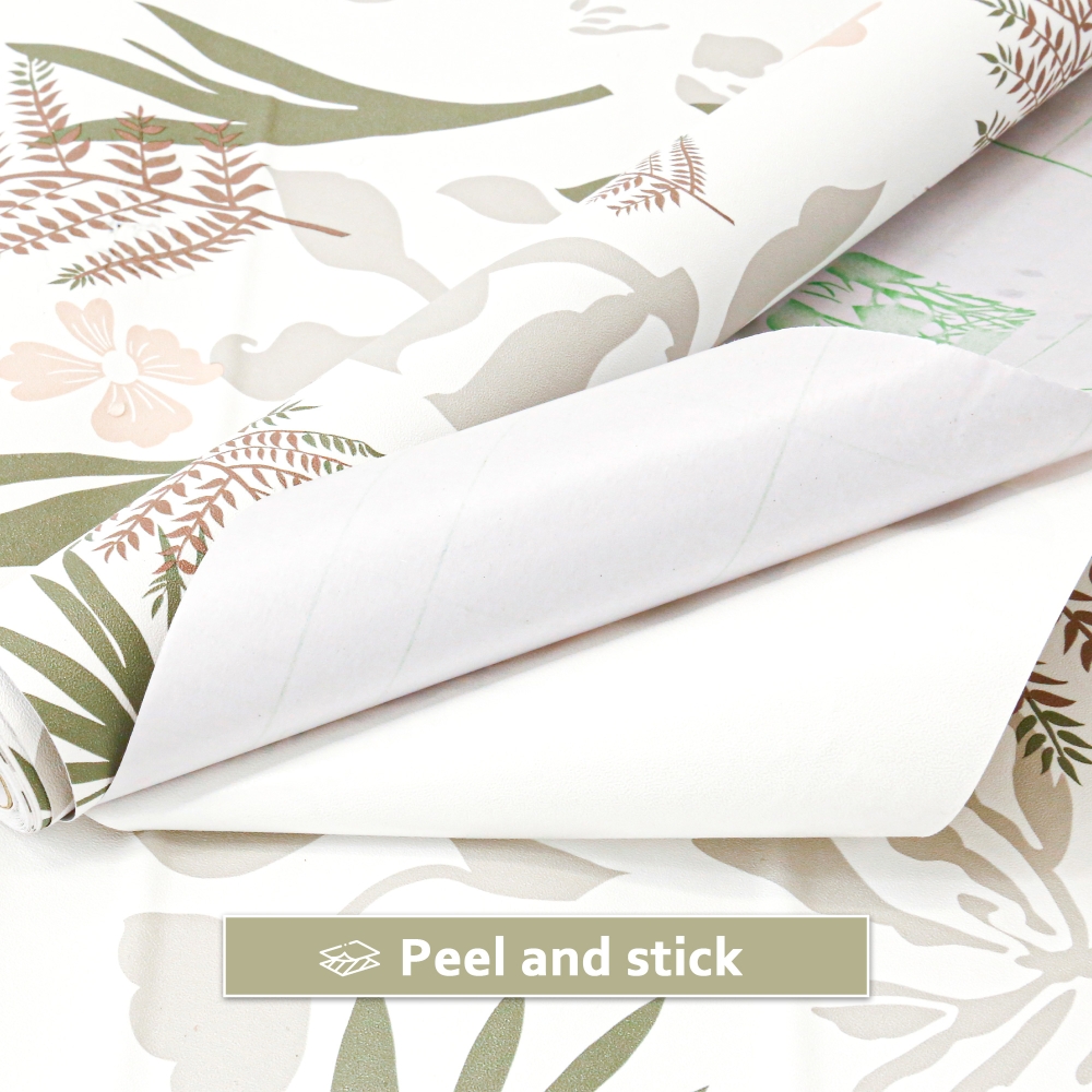 ilemong Peel and Stick Wallpaper Roll Leaf Contact Paper Removable Contact Paper for Cabinets Drawers 17.32 in. x 32.80 ft. - backsplash tile - 2