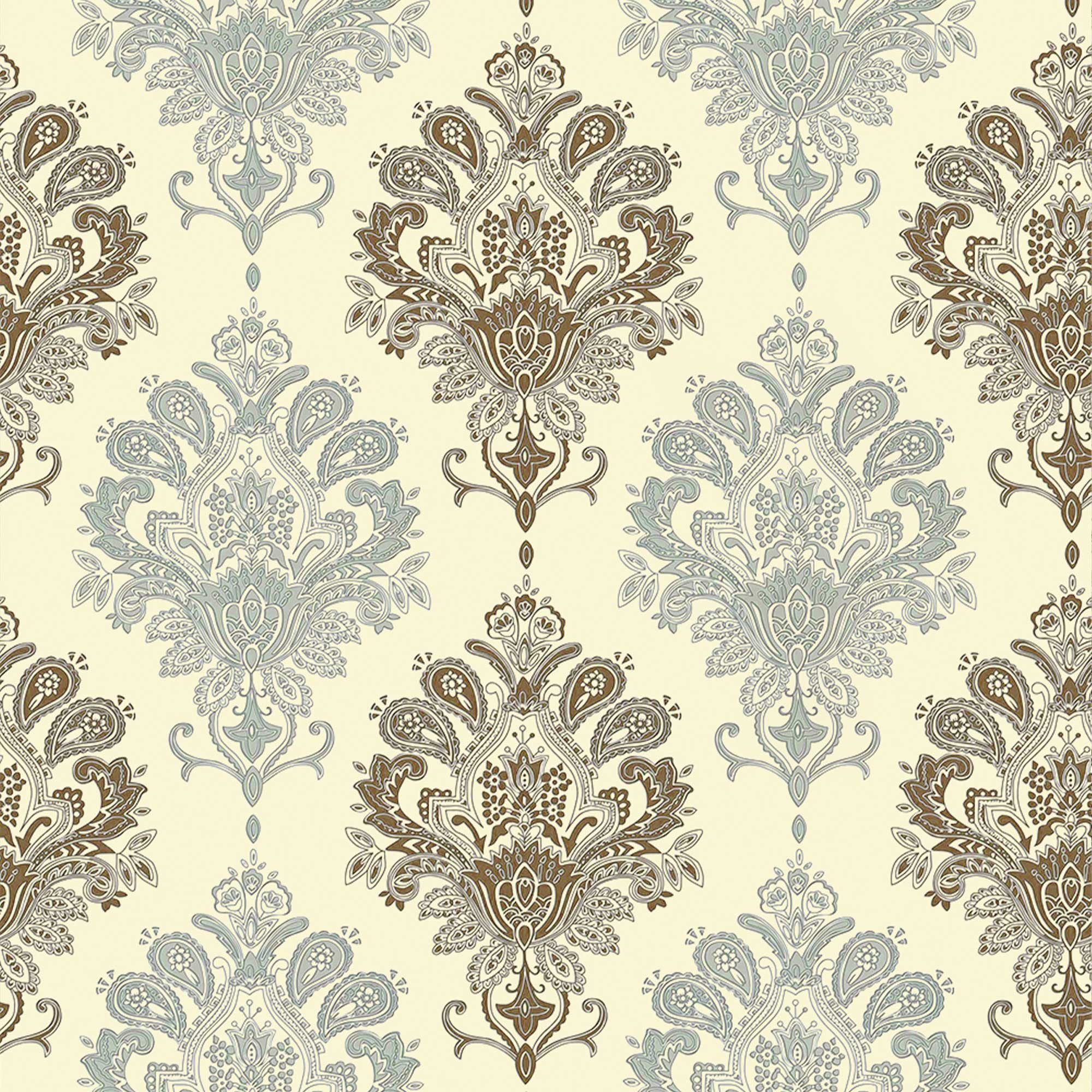 ilemong Vintage Honeysuckle with Yellow Background Peel and Stick Wallpaper Roll (Covers 28.74 sq. ft.) - backsplash tile - 1