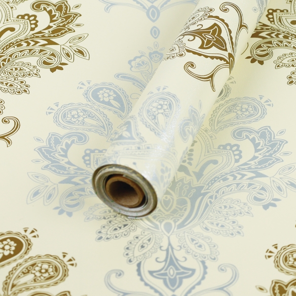 ilemong Vintage Honeysuckle with Yellow Background Peel and Stick Wallpaper Roll (Covers 28.74 sq. ft.)