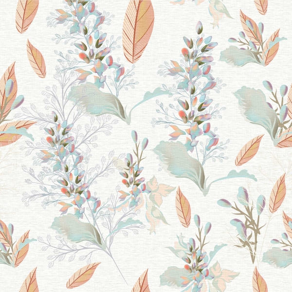 ilemong Colorful Sprout Vinyl Peel and Stick Wallpaper Roll (Covers 28.74 sq. ft.)