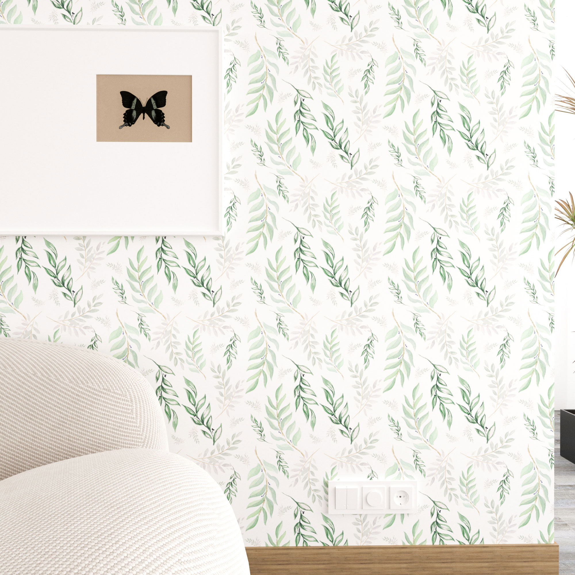 ilemong Willow Vinyl Peel and Stick Wallpaper Roll Free to DIY (Covers 28.74 sq. ft.) - backsplash tile - 1