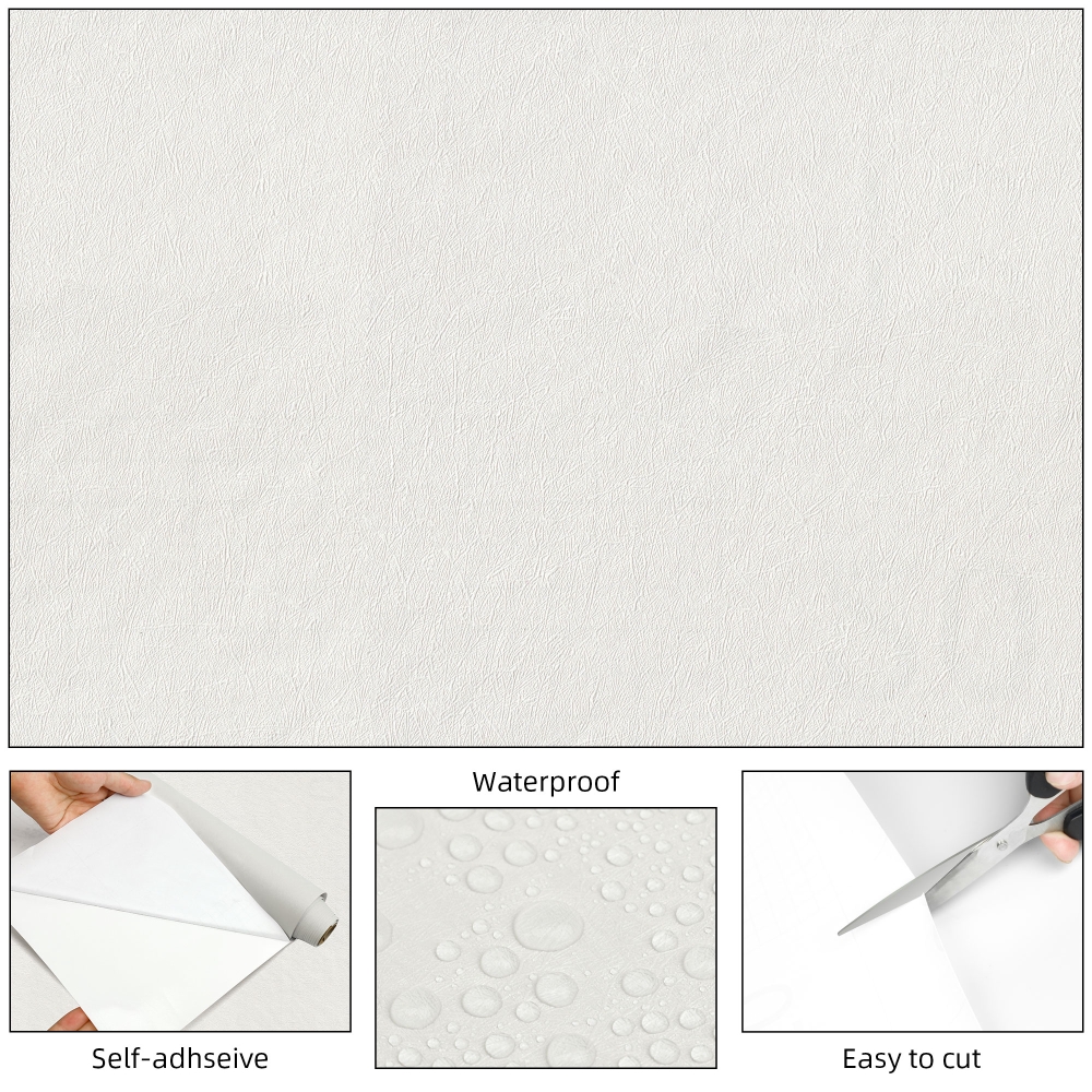 ilemong peel and stick wallpaper for rental apartments, White - backsplash tile - 2