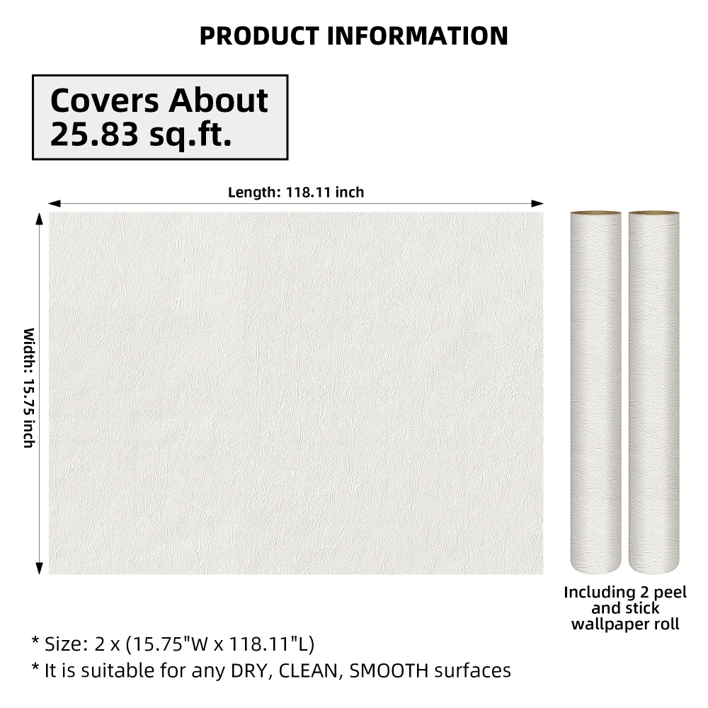 ilemong peel and stick wallpaper for rental apartments, White - backsplash tile - 3