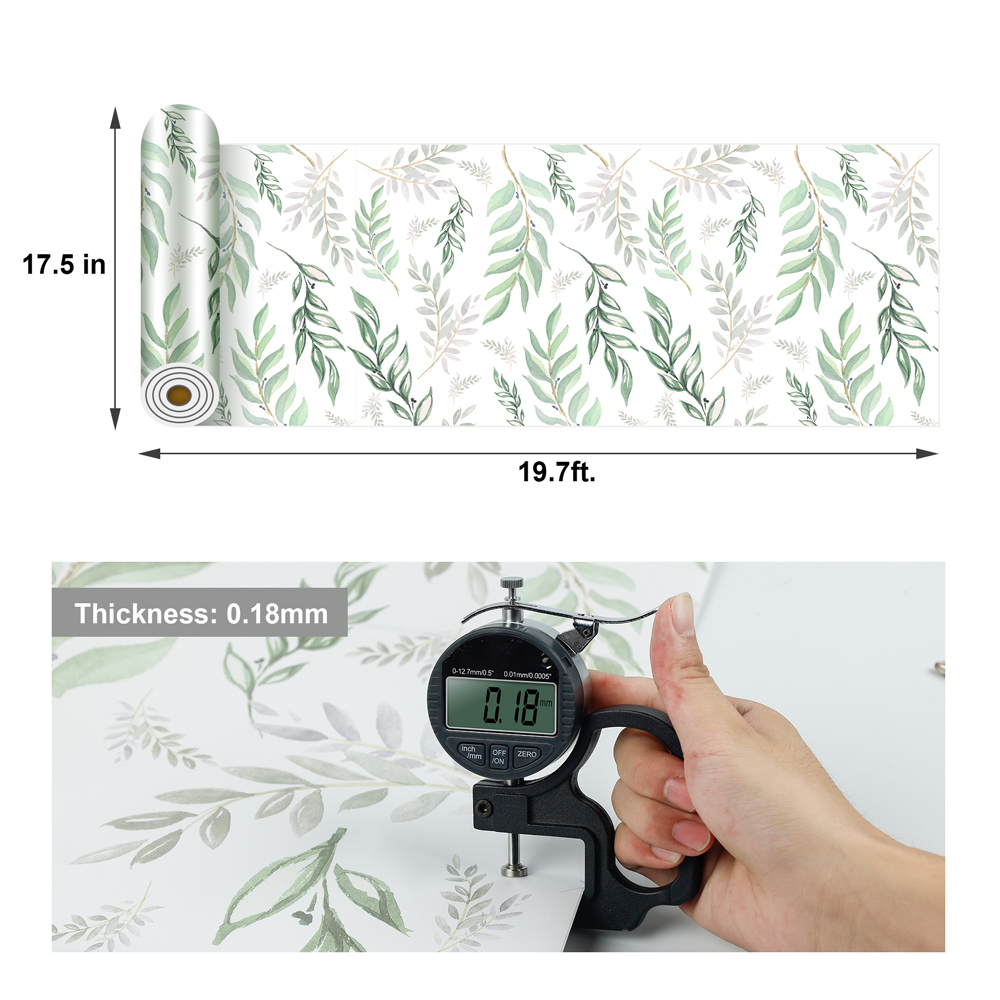 ilemong Willow Vinyl Peel and Stick Wallpaper Roll Free to DIY (Covers 28.74 sq. ft.) - backsplash tile - 4